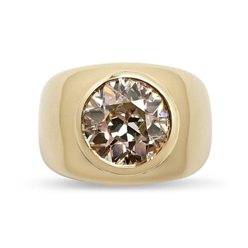 18K Brilliant Diamond Custom Cigar Band