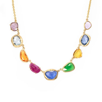 18K Rainbow Collar Necklace Necklace Page Sargisson