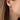 18K Gold Station Drop Earrings with Emeralds - Long Earrings Sarraf Jewelers