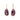 18K Faceted Ruby Bezel Earrings Earrings Page Sargisson