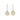18K Freeform Drop Earring in Lilac Purple Sapphire earrings Page Sargisson