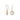 18K Freeform Drop Earring in Lilac Purple Sapphire earrings Page Sargisson