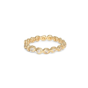 18K Diamond Dot Eternity Band Rings Page Sargisson