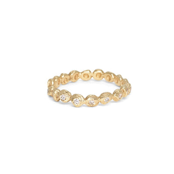 18K Diamond Dot Eternity Band Rings Page Sargisson