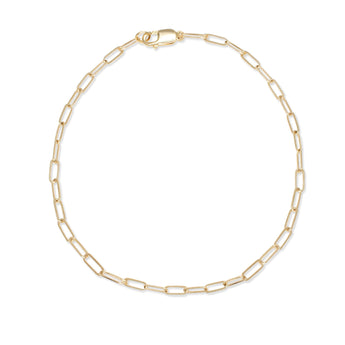 Small Staple Link Bracelet Bracelet Page Sargisson 10 Karat Gold