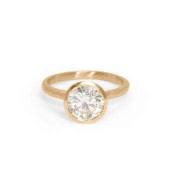 18K Atlantic Engagement Ring with 1.75ct Lab Grown Diamond Engagement Ring Page Sargisson