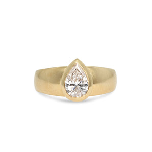 1CT Brilliant Pear Diamond Engagement Ring Engagement Ring Page Sargisson