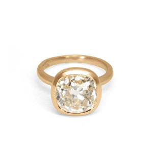 18K Madison Engagement Ring with 5.50CT Antique Diamond Engagement Ring Page Sargisson