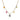 18K Five Stone Necklace in Rainbow Necklaces Page Sargisson