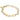 18K Carved Small Paperclip Link Bracelet Bracelet Page Sargisson 