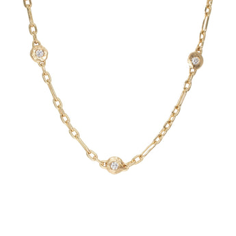 Petite Smith 9 Diamond Station Necklace Necklace Page Sargisson