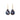 18K Faceted Brown and Blue Sapphire Prong Earrings Earrings Page Sargisson