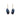 18K Faceted Freeform Blue Sapphire Prong Earrings Earrings Page Sargisson