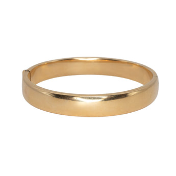 VINTAGE - 14K 10mm Bangle Hidden Apex