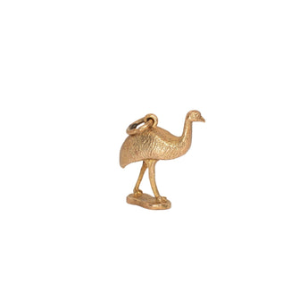 VINTAGE - 9K Emu / Ostrich charm Hidden Page Sargisson