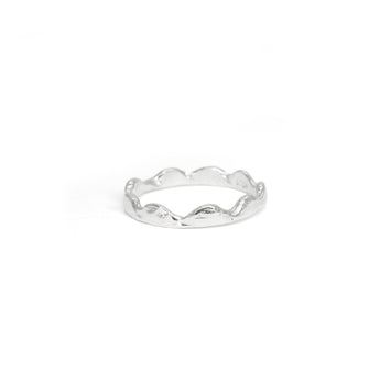 Sterling Silver Wave Stacking Ring Rings Page Sargisson