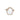 VINTAGE - 9K Gold ring with Pearl and diamond halo Ring RADHA GOLD