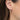 9K Gold Bezel Set Diamond Slice Single Drop Earrings Earrings RADHA GOLD