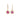 Page Drop Earring in Ruby Earrings Page Sargisson