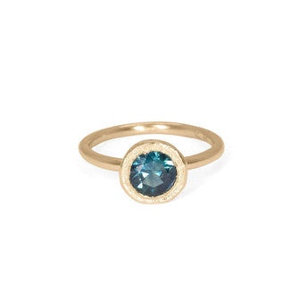 Smith Ring with 1.17ct Teal Sapphire Ring Page Sargisson