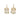 Variations Chandelier Earrings in Pale Green Sapphire
