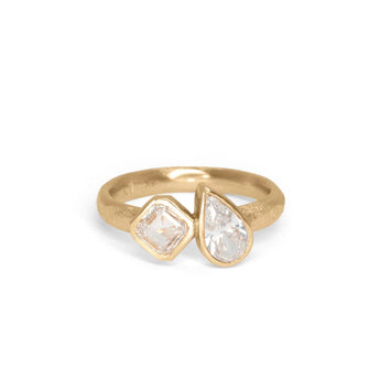 18K Duet Diamond Engagement Ring Engagement Ring Page Sargisson