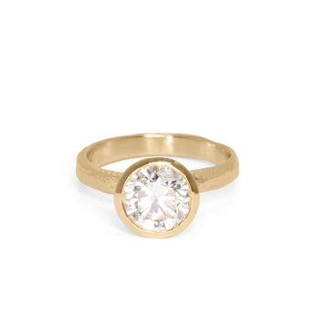 18K Atlantic 2.04CT Brilliant Round Lab Diamond Ring Hidden Page Sargisson