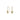 18K Gold Oval Fixed Hook Earrings in Sapphire Earrings Page Sargisson