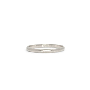 Platinum Smooth Wedding Band 2mm wedding bands Page Sargisson
