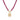 18K Diamond Mosaic Tablet Necklace Necklace Page Sargisson Pendant with Ruby Strand