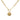18K Portrait Tablet Pendant - Large Necklace Page Sargisson Pendant with 18" Trombone Charm Holder Chain