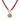 18K Round Mosaic Tablet Pendant with Ruby Necklaces Page Sargisson