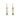 18K Triple Drop Earring in Green Sapphire Earrings Page Sargisson