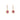 18K Freeform Drop Earring in Ruby Earrings Page Sargisson
