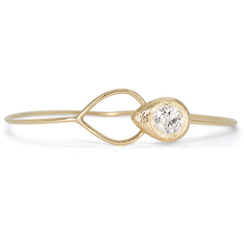 18K Heirloom Diamond Custom Locking Bracelet