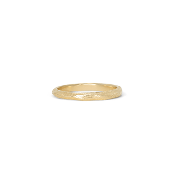 18K Carved Wedding Band 2mm wedding bands Page Sargisson