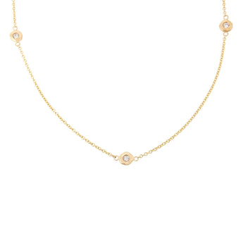 Petite Smith 5 Diamond Station Necklace Necklace Page Sargisson