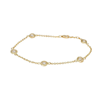Petite Smith 5 Diamond Station Bracelet Bracelet Page Sargisson