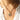 18K Trombone Charm Holder Chain Necklace Flower