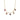 18K Five Stone Necklace in Pink Sapphire Necklace Page Sargisson