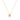 18K Oval Slider Necklace in Orange Sapphire Necklace Page Sargisson