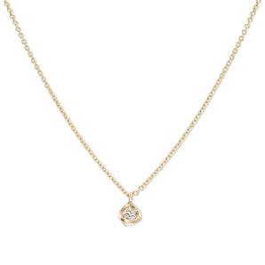18K Mini Carved Diamond Necklace Necklace Page Sargisson 