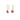 18K Freeform Drop Earring in Ruby Earrings Page Sargisson