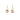 18K Geometric Ruby and Diamond Earrings Earrings Page Sargisson