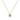 18K Freeform Slider Necklace in Green Sapphire Necklace Page Sargisson 