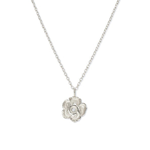 Sweet Pea Diamond Necklace Necklace Page Sargisson Sterling Silver with Diamond