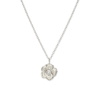 Sweet Pea Diamond Necklace Necklace Page Sargisson Sterling Silver with Diamond