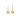Sweet Pea Drop Earrings Earrings Page Sargisson 10KT Gold with Diamonds