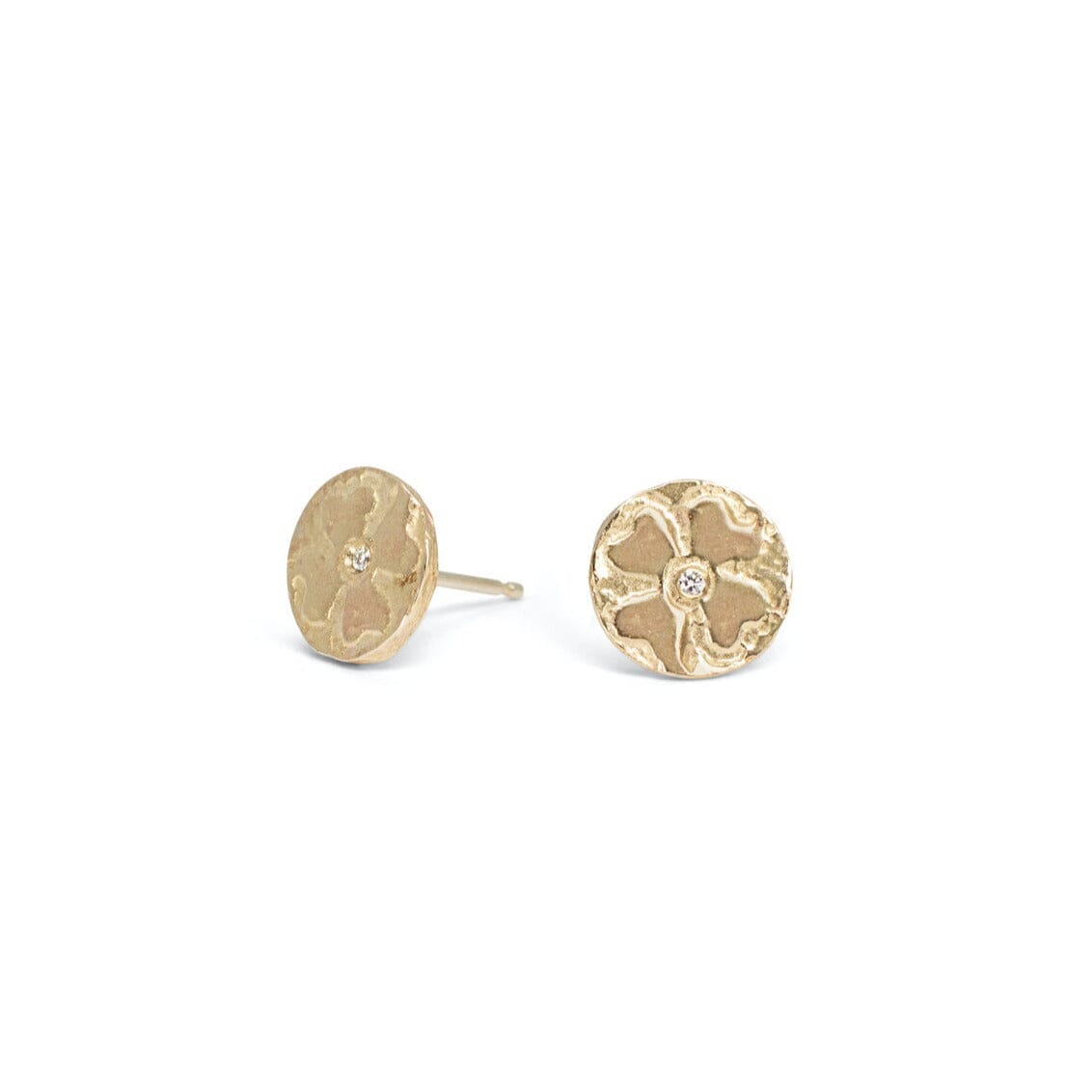 Orchid Diamond Stud Earrings – Page Sargisson