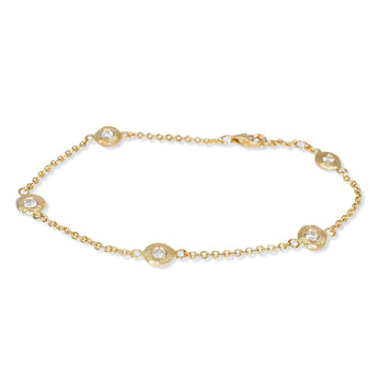 18K Diamonds by the Yard Bracelet - 7" Bracelet Page Sargisson
